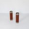 Leather Floor Ashtrays, 1960s, Set of 2, Image 2