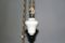 Jugendstil Porzellan Deckenlampe, 1900er 5