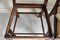 Antique Bar Back Dining Chairs in Mahogany, Set of 4 7