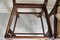 Antique Bar Back Dining Chairs in Mahogany, Set of 4, Image 7