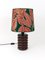 Mid-Century Swedish Table Lamp in Turned Wood Base by Östen Kristiansson, 1970s, Image 7