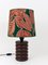 Mid-Century Swedish Table Lamp in Turned Wood Base by Östen Kristiansson, 1970s 11