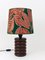 Mid-Century Swedish Table Lamp in Turned Wood Base by Östen Kristiansson, 1970s, Image 11