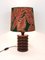 Mid-Century Swedish Table Lamp in Turned Wood Base by Östen Kristiansson, 1970s 17