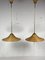 Pencil Reed, Rattan, Bamboo and Brass Pendants, Italy, 1970s, Set of 2 16