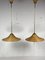 Pencil Reed, Rattan, Bamboo and Brass Pendants, Italy, 1970s, Set of 2, Image 16