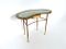 Table en Laiton et en Verre, Italie, 1960s 1