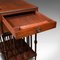 Antique English Walnut Canterbury Reading Table or Desk, 1820s 11