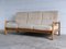 Mid-Century Sofa aus Holz und Stoff 2