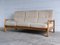 Mid-Century Sofa in Wood and Fabric 2