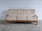 Mid-Century Sofa aus Holz und Stoff 4