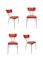 Vintage Table with Chairs, 1960s, Set of 5, Image 7