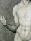 Artista neoclásico, estudio de desnudos de hombres, principios del siglo XIX, carboncillo y lápiz sobre papel, enmarcado, Imagen 3