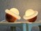 Space Age Lampen aus Holz, 1960er, 2er Set 4