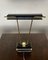 French Model N71 Black and Brass Golden Desk Lamp by Eileen Gray for Jumo, 1940s 9