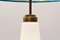 Large Mid-Century Opaline Glass Table Lamp 4