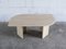 Mid-Century Coffee Table in Travertine 3