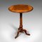Small Antique Chess Table in Burr Walnut, 1880, Image 4