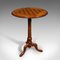 Small Antique Chess Table in Burr Walnut, 1880, Image 3