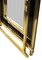 Mid-Century Italian Brass and Acrylic Glass Wall Mirror, 1970s, Image 6