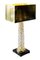 Italian Table Lamps in Murano Glass and Brass Shades, 2010s, Set of 2 3