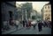 Peter Cornelius, Street Scene in Montmartre, Paris, 1956-61, Photograph 1