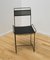 Chair in Black Tinted Metal, 1980s 7