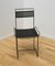 Stuhl aus schwarz getöntem Metall, 1980er 7
