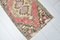 Bath Decor Distressed Faded Red Mini Rug 4