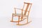 Rocking Chair Modèle 1773 par Axel Larsen pour Fritz Hansen, Danemark, 1940s 6
