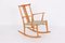 Danish Model 1773 Rocking Chair by Axel Larsen for Fritz Hansen, 1940s, Image 1