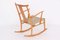 Rocking Chair Modèle 1773 par Axel Larsen pour Fritz Hansen, Danemark, 1940s 8