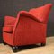 Italian Armchairs in Red Fabric, 1970, Set of 2, Image 8