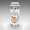 Chinesische Vintage Art Deco Revival Vase aus Keramik mit Blumenärmeln, 1980er 2