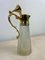 Art Deco Diamond Tip Crystal and Gilt Metal Jug, 1930s 7