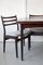 Vintage Danish Ladder Back Dining Chairs in Rosewood, 1960s, Set of 4, Image 2