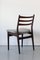 Vintage Danish Ladder Back Dining Chairs in Rosewood, 1960s, Set of 4, Image 6