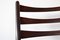 Vintage Danish Ladder Back Dining Chairs in Rosewood, 1960s, Set of 4 10