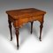 Victorian English Walnut Gentlemans Card Table by James Phillips, 1840s 3