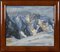 Adalbert Holzer, Wettersteinkam: Das Blau der Berge, 1923, Watercolor, Image 1