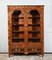 Late 19th Century Louis XV Style Narrow Walnut and Thuja Bookcase 1