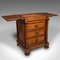 Victorian English Artists Materials Table in Oak by Roberson & Co, 1870s 2