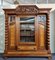 Renaissance Library in Walnut and Magnifying Glass, 1880, Image 1