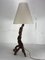 Lámpara de rama de vid orgánica brutalista grande, Francia, años 50, Imagen 8