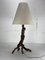 Lámpara de rama de vid orgánica brutalista grande, Francia, años 50, Imagen 10