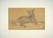 Carl Friedrich Deiker, Watchful Fox, 1854, Bleistift auf Papier 3