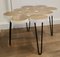 Mid-Century Folk Art Olive Wooden Table 2