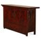 Red Lacquer Decorative Sideboard, 1890s 4