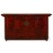 Dekoratives Sideboard aus rotem Lack, 1890er 1