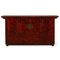 Red Lacquer Decorative Sideboard, 1890s 1